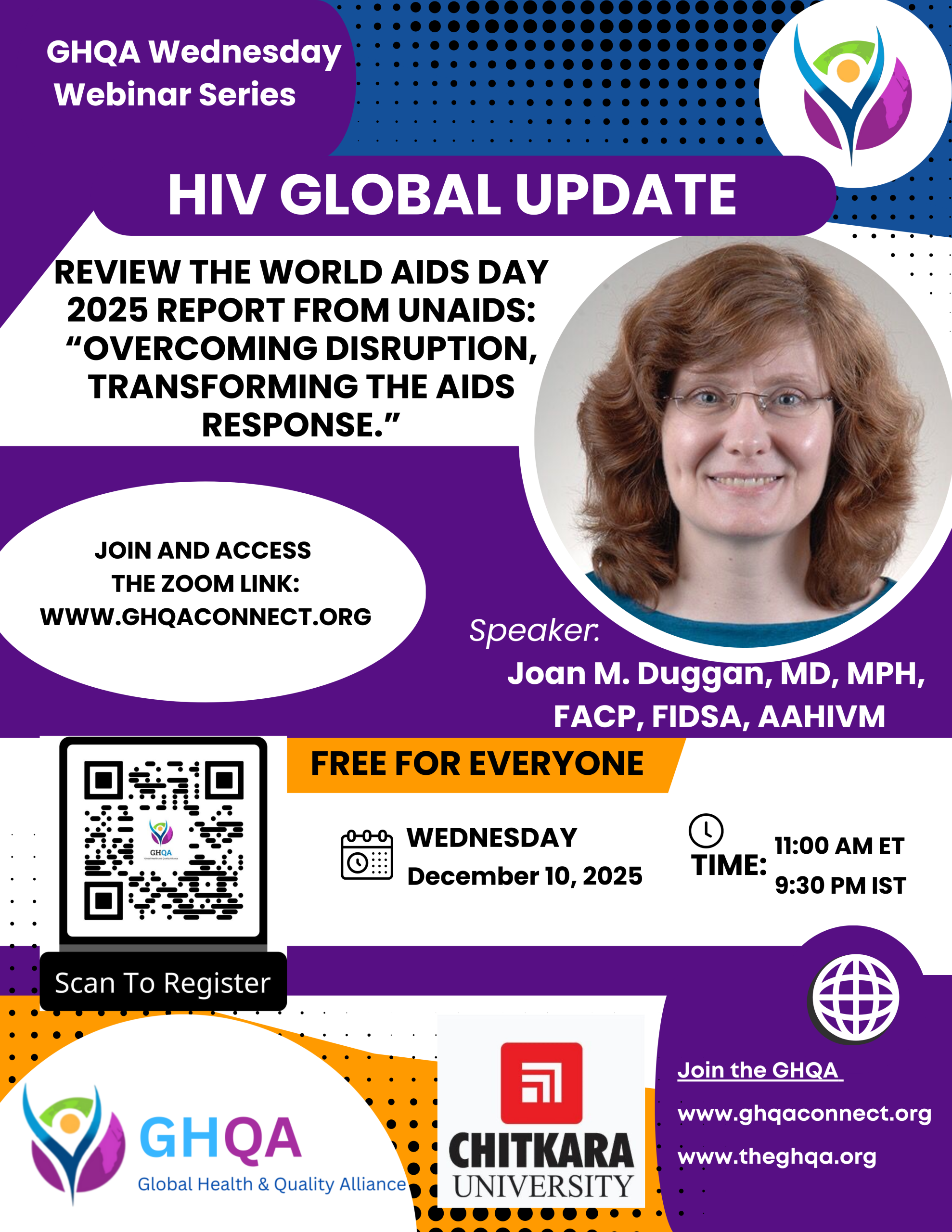 Speaker Joan Duggan, MD, MPH